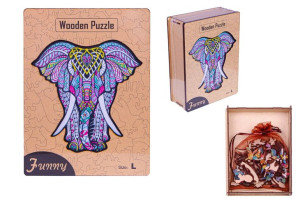 Puzzle Drew Słoń 60877 Norimpex