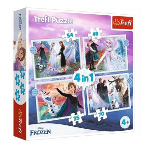 Puzzle Trefl 4 W 1 34398 Frozen 2