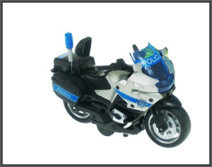 Motocykl policja 13 cm 31409