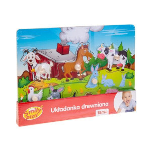 Smily 83603 układanka drewniana farma 36030