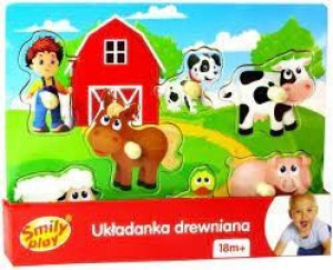 Smily 83608 układanka drewniana farma 36085