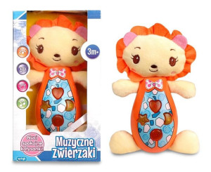 Zabawki muzyczne zwierzaki 18166 lew Artyk