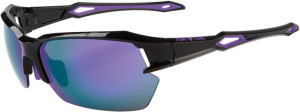 Okulary rowerowe damskie KROSS FEMI LINE czarny / fioletowy ONE SIZE