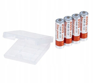 4szt X Akumulatorki Bateria Aa Duze 4900mah R6