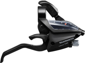 Klamkomanetka Shimano Altus ST-EF500-8R2A 8 rzędowa prawa czarna