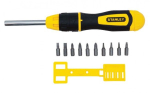 Wkrętak z grzechotką Stanley Multi-Bit 0-68-010