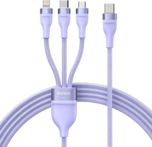 Kabel 3w1 Baseus Flash Series II USB-C/USB-A  - USB-C, Lightning, micro USB