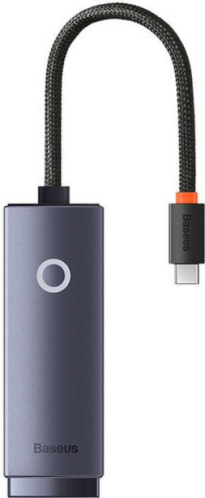 Adapter sieciowy Baseus Lite Series USB-C do RJ45, 100Mbps (szary)