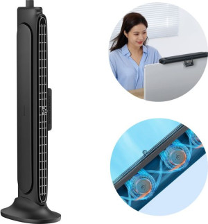 Wentylator na monitor Baseus czarny