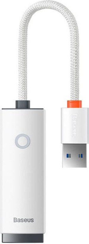 Adapter sieciowy Baseus Lite Series USB-C - RJ45 (biały)