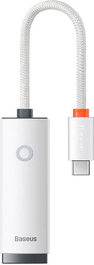 Adapter sieciowy Baseus Lite Series USB-C - RJ45 100Mbps (biały)