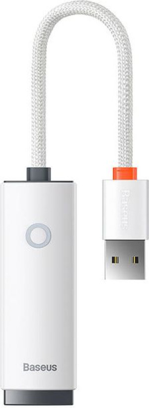 Adapter sieciowy Baseus Lite Series USB - RJ45 100Mbps (biały)