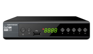 EV111P Esperanza tuner cyfrowy dvb-t2 h.265/hevc ev111p