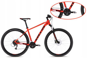 Rower Mtb 29 Kellys Spider 50 Red Rama L 2022
