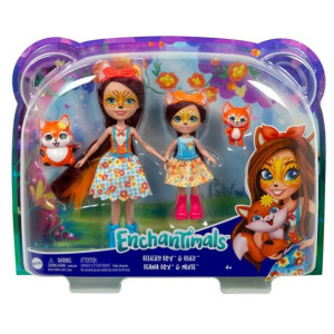 Mattel Hcf79/hcf81 Ench Felicity & Feana Fox