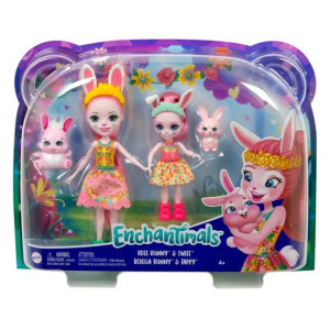 Mattel Hcf79/hcf84 Ench Bree & Bedelia Bunny