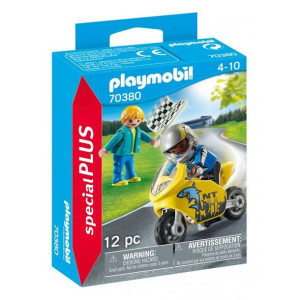 Playmobil 70380 Chłopcy Z Motorem Wyścig