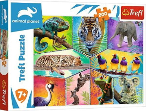 Puzzle Trefl 200 13280 W Egzotycznym Świ