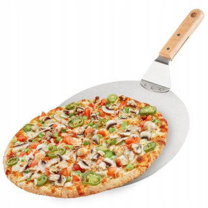 Łopata do pizzy stalowa szufla taca z uchwytem
