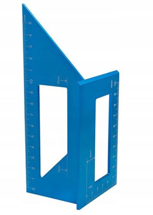 Kątownik Aluminiowy 45/90 Stopni Trójwymiarowy 3d