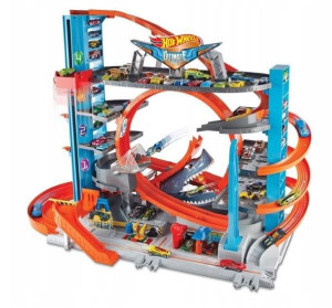 Mattel Hot Wheels Ftb69 City Mega Garaż Rekina