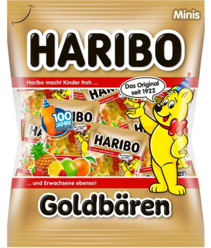 Haribo Goldbaren Minis żelki 20sztuk 250g owocowe