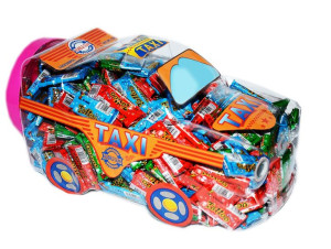 Gumy do żucia Taxi Bubble Gum 300 sztuk 780g