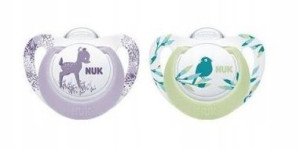 Nuk Smoczek 0-6m Genius Silikon 2szt