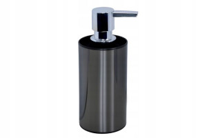 Dozownik Mydła Czarny Shine Bisk 06648