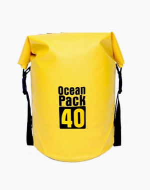 Worek wodoszczelny, wodoodporna torba 40L - Żółty