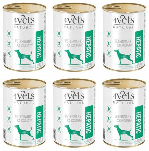 4Vets Natural Dog Hepatic 6 x 400 g