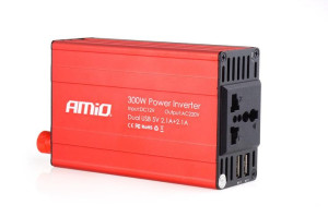 Przetwornica napięcia 12v/220v 300w/600w 2xusb pi03