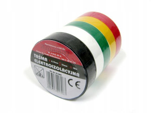 Taśma Izolacyjna Pcv 15mm / 10m Zestaw 5szt Kolor