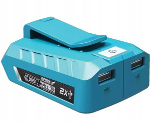 Powerbank 2 Usb Adapter Aku 18v Sas+all 7003 Dedra