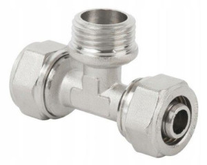 Trójnik Pex/gz/pex 25 X 1 X 25 Alupex Skręcany