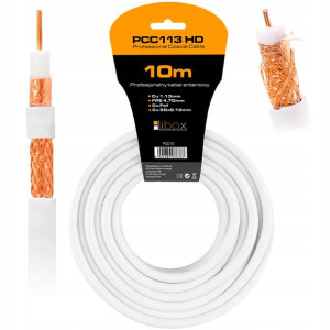 Kabel Przewód Koncentryczny Antenowy Pcc113 Cu 10m