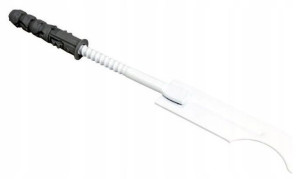 Wieszak Grzejnikowy Szabelka Biały Uchwyt 180mm