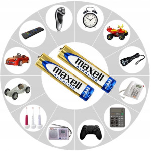 Baterie alkaliczne AAA LR03 1,5 V MAXELL 4 szt