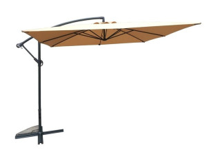 Parasol ogrodowy 270 cm - beżowy