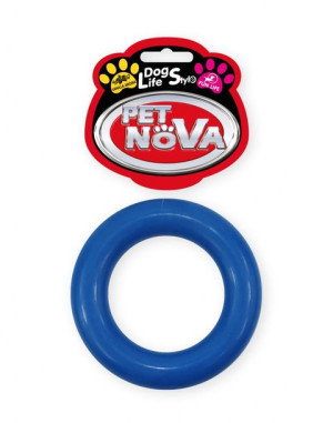 Ringo zabawka psa kauczuk Pet Nova 9 cm niebieskie