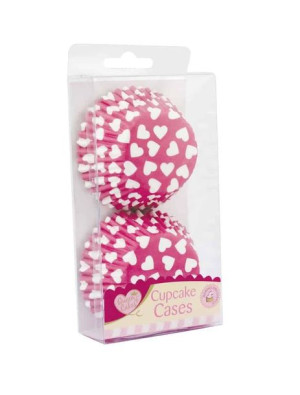 AUREUS Queen of Cakes Papilotki na babeczki Serca