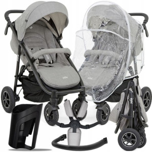 Wózek Joie Mytrax Flex Gray Flannel I Folia Uchwyt