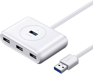 Hub UGREEN CR113 USB-C - 4 x USB 3.0 1m biały