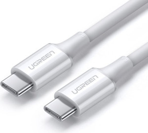 Kabel UGREEN US300 USB-C - USB-C PD 100W 5A 2m biały