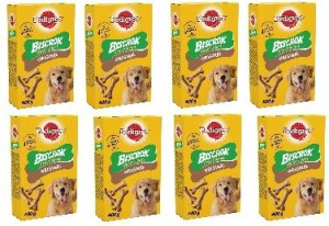 8x400g PEDIGREE Biscrok Gravy Bones Original UK