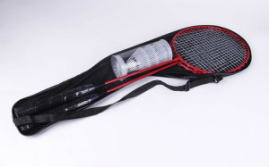 SportLine Zestaw do Badmintona czerwony