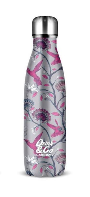 Bidon metalowy Termo bottle Ptaki CoolPack
