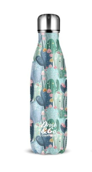 Bidon metalowy Termo bottle Kaktusy 500ml CoolPack