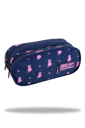 Piórnik saszetka podwójna Navy Kitty - Clever CoolPack