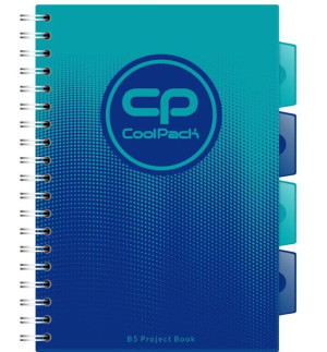 Kołozeszyt B5 100k Gradient ocean 04781 CoolPack